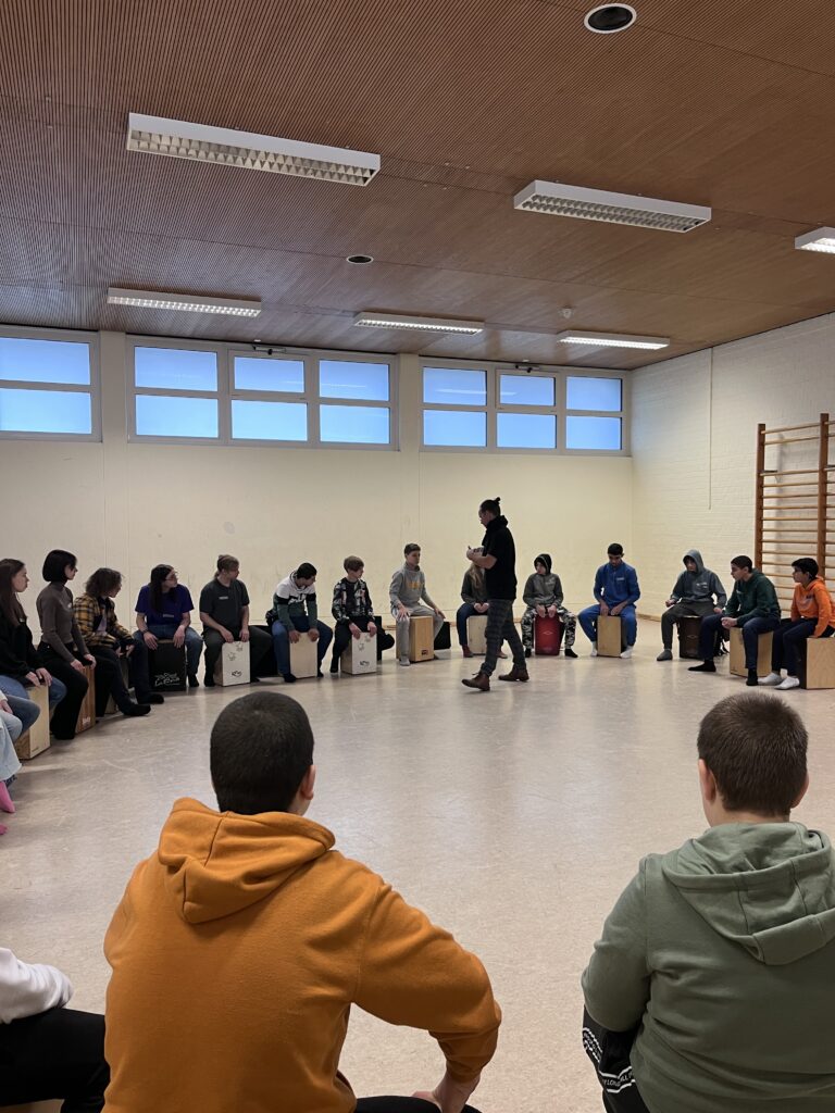 Internationale Klassen erleben musikalisches Erlebnis