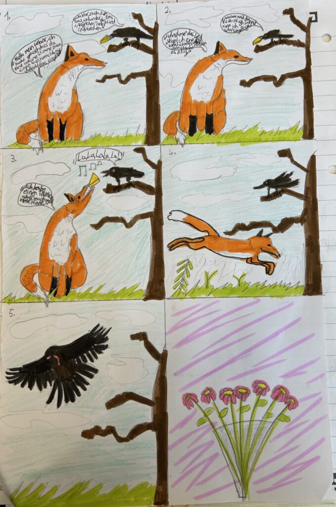 Fabeltexte kreativ umgesetzt